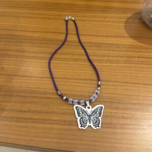 Super cute Sophia the first adjustable necklace.